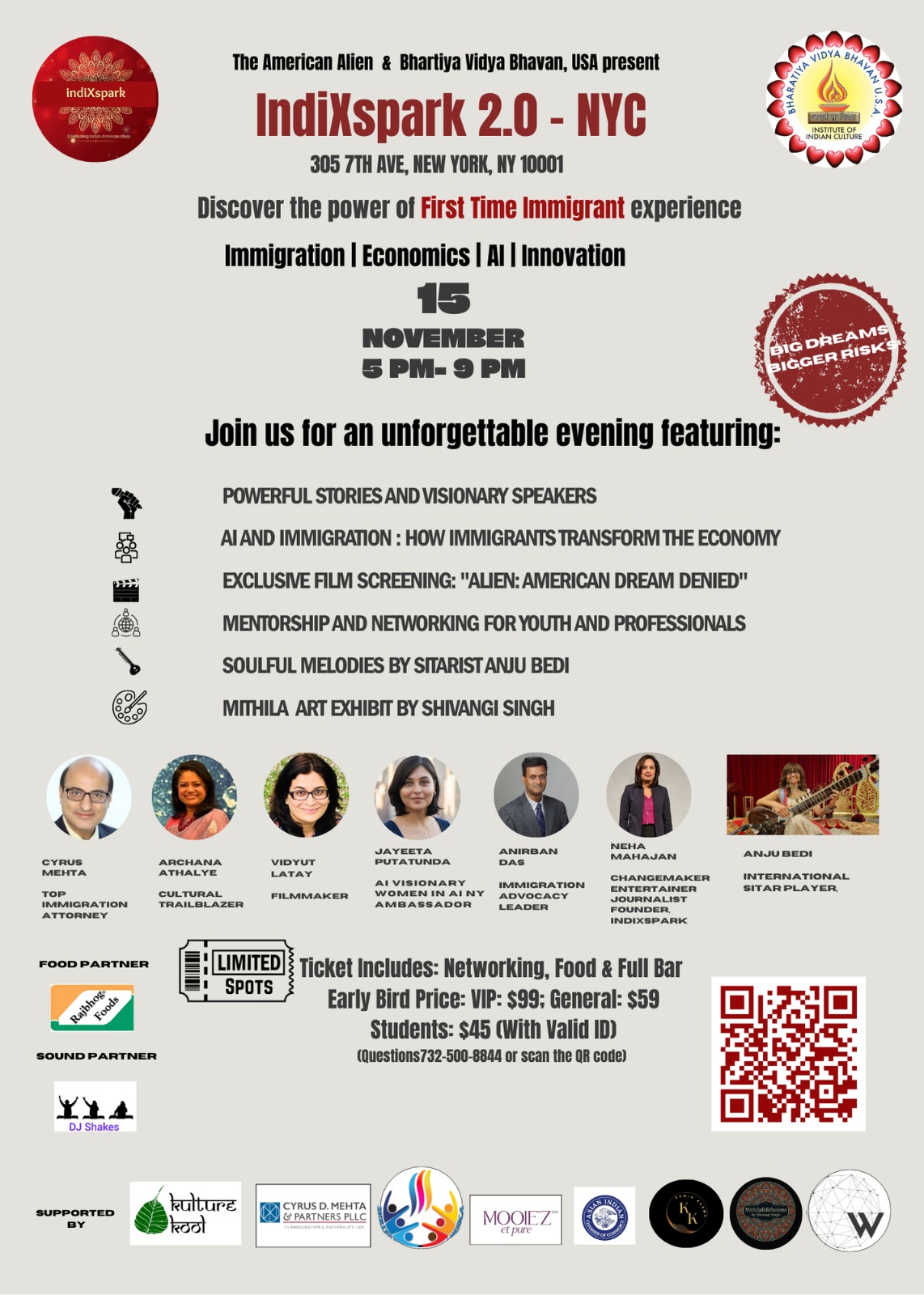 IndiXspark 2.0 NYC Event Flyer